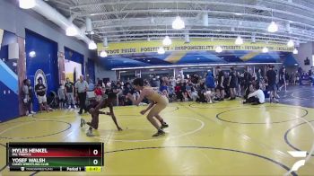 120 lbs Cons. Round 3 - Yosef Walsh, Canes Wrestling Club vs Myles Henkel, PAL Tropics