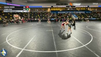 140 lbs Cons. Round 4 - Kimora Owens, Williamsburg vs Lynde Cole, Mid-Prairie