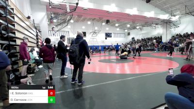 160 lbs Round Of 32 - Erill Solomon, Eagle Academy Bronx-PSAL vs Daniel Carrozza, Leon Goldstein-PSAL