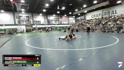 145 lbs Cons. Semi - Esther Orsborn, Chaparral vs Jalliza Encarnacion, Murrieta Mesa