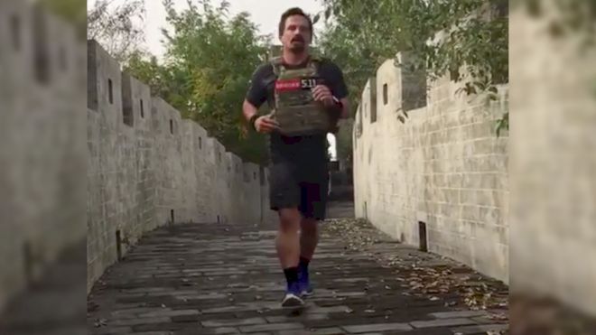 Josh Bridges Did Murph On The Great Wall Of China