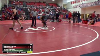 285 lbs Quarterfinal - Aidan Fockler, Perry (Massillon) vs Tony Collins, Cuyahoga Valley Christian Academy