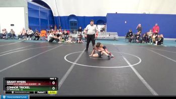 52 lbs Cons. Round 1 - Grant Myers, Waner Elite Wrestling Academy vs Connor Trickel, CP Wrestling