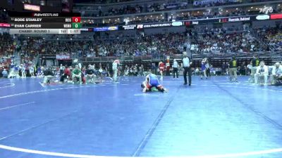 1A-175 lbs Champ. Round 1 - Bode Stanley, Interstate 35 vs Evan Carrier, West Monona-Whiting