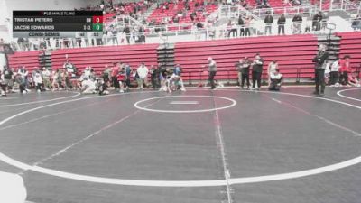126 lbs Consolation - Tristan Peters, Bristow Wrestling Club vs Jacob Edwards, X-Clusive Wrestling Club
