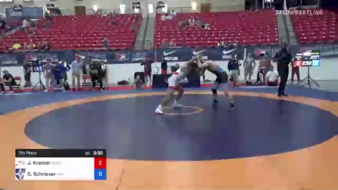 61 kg 7th Place - Josh Kramer, Sunkist Kids Wrestling Club vs Cullan ...