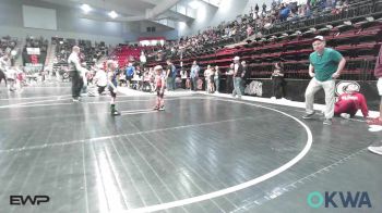 45 lbs Semifinal - Tucker Henley, Eufaula Ironheads Wrestling Club vs Braylee Dilbeck, Woodland Wrestling Club