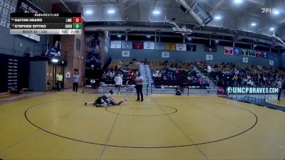 133 lbs Cons. Round 2 - Stephen Spitko, Coker vs Daiyan Heard, Limestone