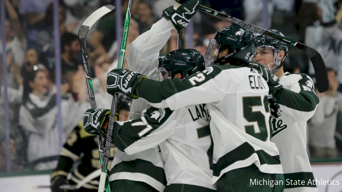 picture of Notre Dame at Michigan State | 2017 NCAA Men's Hockey