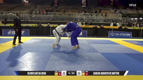 Carlos Augusto De Mattos vs Kleber Luiz Da Silva 2025 Pan Jiu Jitsu IBJJF Championship