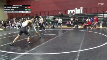 149 lbs Champ. Round 2 - Dominic Ruiz, Life University vs Jackson Crawford, Southeastern