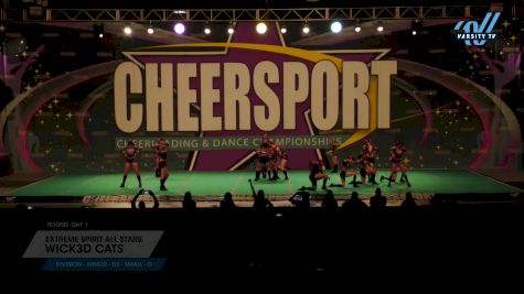 Extreme Spirit All Stars - Wick3d Cats [2024 L3 Junior - D2 - Small - D Day 1] 2024 CHEERSPORT National All Star Cheerleading Championship