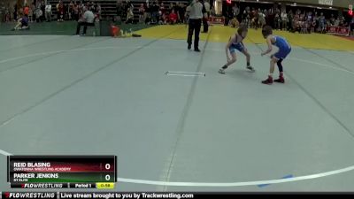 55 lbs Cons. Round 2 - Reid Blasing, OWATONNA WRESTLING ACADEMY vs Parker Jenkins, RT Elite