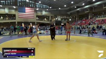 160 lbs Champ. Round 1 - Everett Joyce, KS vs Joshua Heath, IL