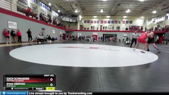 285 lbs Champ. Round 2 - Zach Schraeder, Western Colorado vs Ryan Herman, Maryville