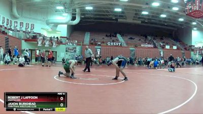 190 lbs Cons. Round 3 - Jaxon Burkhead, Yorktown Wrestling Club vs Robert J Laffoon, Unattached