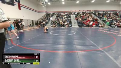 185 lbs Quarterfinal - Tanya Jaafar, Lewisville Flower Mound (Girls) vs Eleanor Jukes, Prosper Rock Hill (Girls)