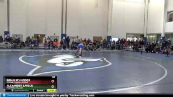 165 lbs Quarterfinal - Brian Schneider, Elizabethtown College vs Alexander LaVeck, McDaniel College