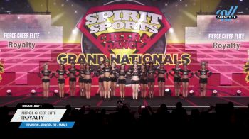 Fierce Cheer Elite - Royalty [2024 L3 Senior - D2 - Small Day 1] 2024 Spirit Sports Grand Nationals