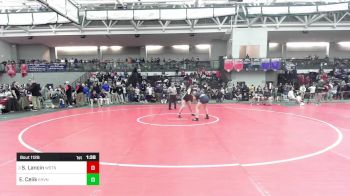 138 lbs Quarterfinal - Sophia Lancin, Weston vs Ela Celik, East Haven