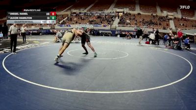 190-D1 Quarterfinal - Diesel Hanel, Liberty High School vs Jaxon Hamilton, Casteel High School