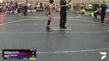 92 lbs Round 1 (4 Team) - Morgan Hyland, Untouchables vs Hailey Malloy, BadBass