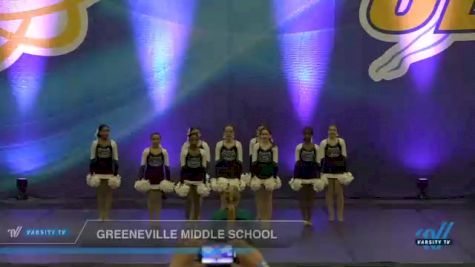 Greeneville Middle School [2020 Junior High - Pom Day 1] 2020 UCA Smoky Mountain Championship