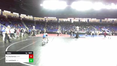 106 lbs Round Of 64 - Nikki Stylianos, Londonderry vs Devin Lembeck, Lincoln-Sudbury (HS)