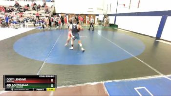 174 lbs Cons. Round 2 - Cody LeNeave, Wabash vs Joe Caringella, Elmhurst College