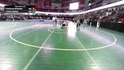 175 lbs 11th Place Match - Douglas McDaniel, Boise vs David Vargas, Caldwell