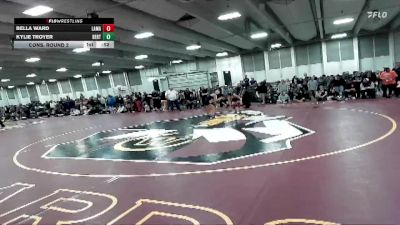 110 lbs Cons. Round 2 - Bella Ward, Lamar vs Kylie Troyer, Berthoud