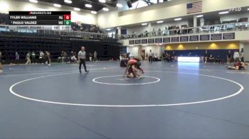133 lbs Champ. Round 1 - Paulo Valdez, Victor Valley College vs Tyler Williams, Palomar College