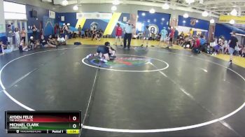113 lbs Round 3 (8 Team) - MICHAEL CLARK, Cypress Creek vs Ayden Felix, The Outsiders