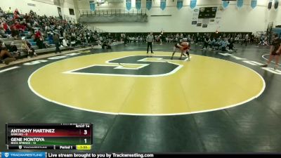 190 lbs Placement - Gene Montoya, Rock Springs vs Anthony Martinez, Rawlins