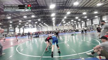 100 lbs Rr Rnd 3 - Brayden Kuhlman, Ohio United - MS vs Jefferson Moffatt, Elite Athletic Club - MS