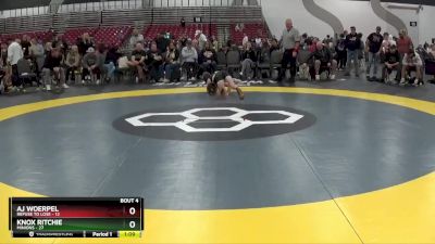 95 lbs Quarterfinals (8 Team) - AJ Woerpel, Refuse To Lose vs Knox Ritchie, Minions