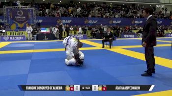 Ágatha Azevedo Silva vs Francine Gonçalves De Almeida 2025 European Jiu-Jitsu IBJJF Championship