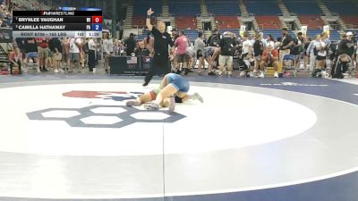 155 lbs Quarters - Brynlee Vaughan, Wisconsin vs Camilla Hathaway, Pennsylvania