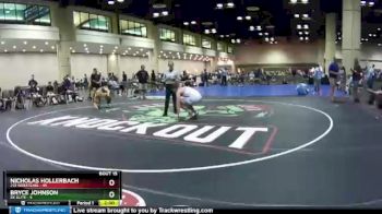 182 lbs Round 3 (10 Team) - Nicholas Hollerbach, 212 Wrestling vs Bryce Johnson, DC Elite