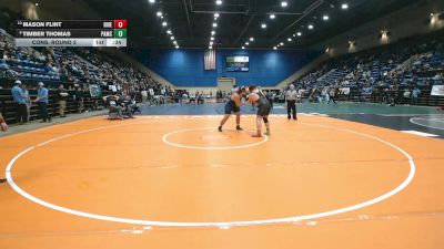 1 - 285 lbs Cons. Round 2 - Mason Flint, Riverheads vs Timber Thomas, Parry McCluer