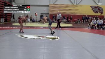 133 lbs Champ. Round 2 - Isaiah Maldonado, North Iowa Area Community College vs Brody Neighbor, Coe