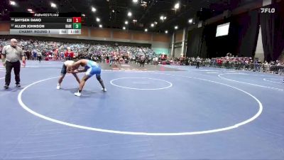 175 lbs Champ. Round 1 - Allen Johnson, Rancho Bernardo vs Shysen Dano, Kamehameha