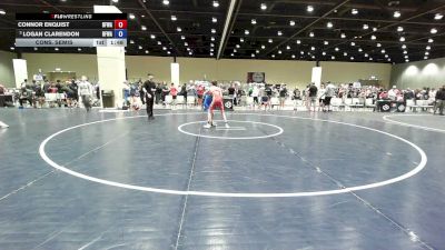 88 lbs Cons. Semis - Connor Enquist, Black Fox Wrestling Academy vs Logan Clarendon, Black Fox Wrestling Academy