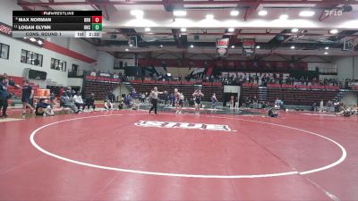 165 lbs Cons. Round 1 - Max Norman, Brown vs Logan Glynn, Northern Colorado