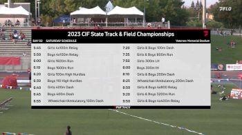 Replay: CIF Outdoor Championships | May 27 @ 6 PM