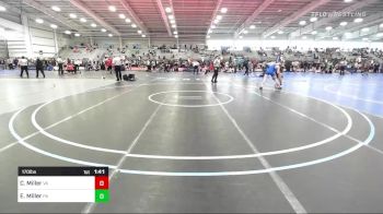 170 lbs Round Of 16 - Chase Miller, VA vs Ethan Miller, PA