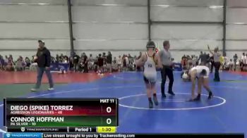 110 lbs Round 1 - Connor Hoffman, PA Silver vs Diego (Spike) Torrez, Agression Legionaries