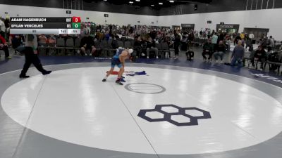85 lbs Quarterfinals (8 Team) - Dylan Verceles, Killer Elite vs Adam Hagenbuch, The Outsiders Wrestling Club