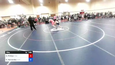 55 kg Cons 32 #1 - Ollie Phillips, Tennessee vs Keyan Hernandez, Team Champs Wrestling Club