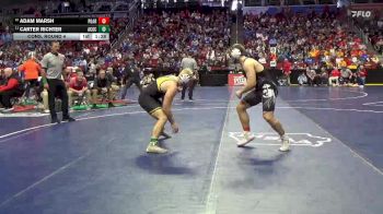 1A-215 lbs Cons. Round 4 - Carter Richter, AC/GC vs Adam Marsh, Pocahontas Area